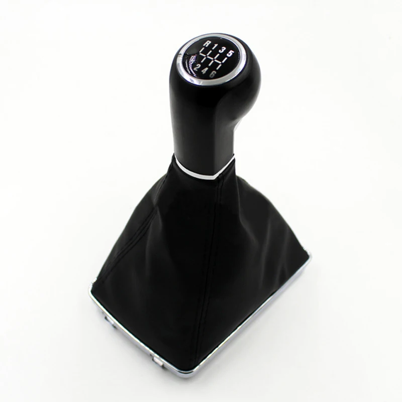 For OPEL ASTRA VECTRA 2005-2010 Leather Gear Shift Knob 5 Speed 6 Speed Manual Gearbox Handles Gear shifter knobs Cover