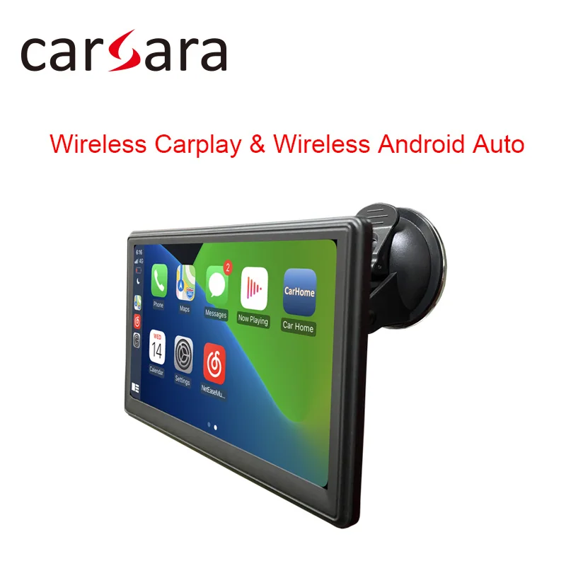 Portable Wireless CarPlay Android Auto Screen AirPlay Phone Mirror Link Display Multimedia Player Car SUV Pickup Truck Lorry Van