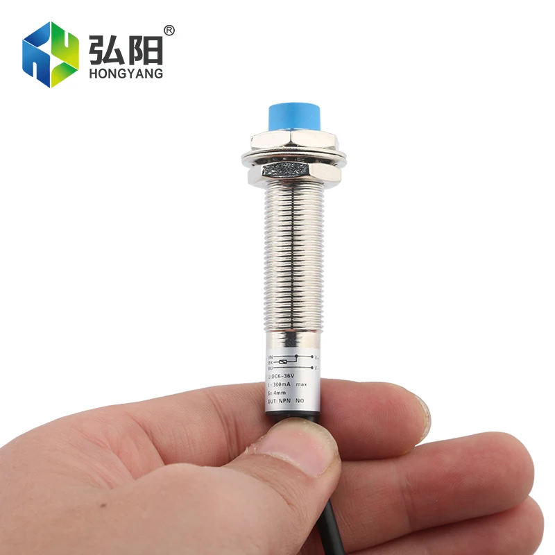 센서 M12 유도 근접 스위치, 3 선 미니어처 리미터, 4mm 감지 거리 원통형 광 센서 제한