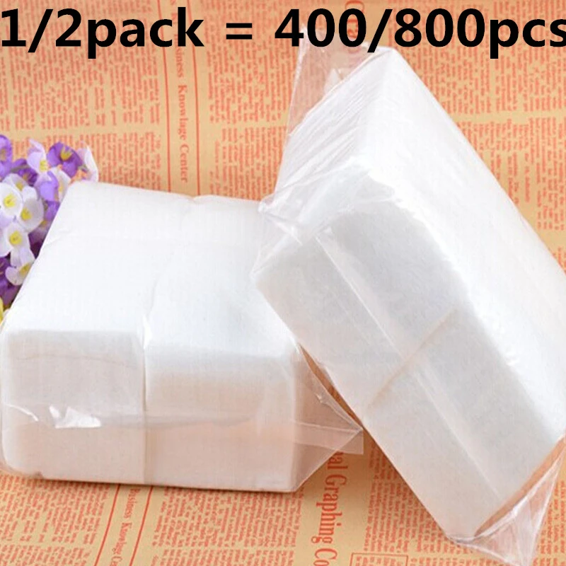 400/800Pcs salviette per lanugine smalto per unghie acrilico Gel Remover asciugamano di carta tamponi di cotone rotolo salone Nail Art Cleaner strumenti di rimozione pad