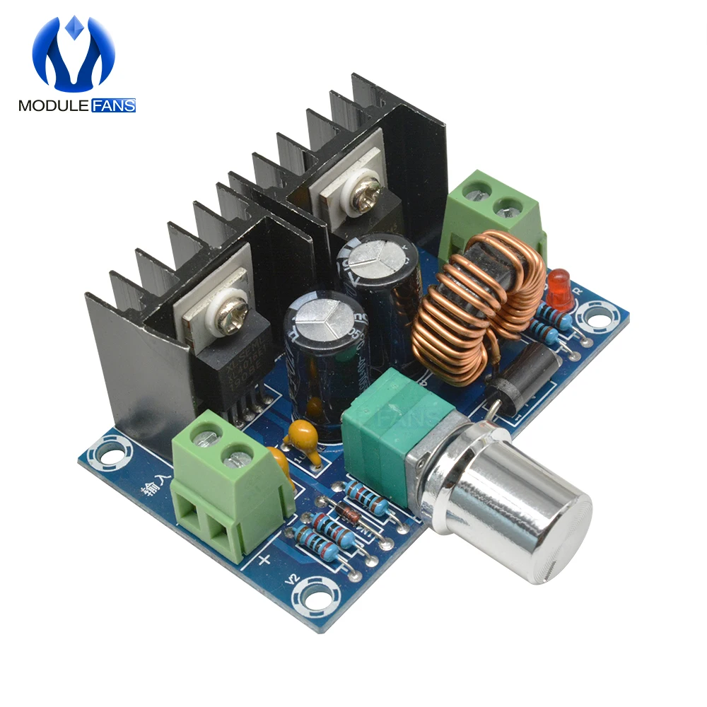 DC-DC Step Down Buck Converter Power Supply Module XL4016 PWM Einstellbar 4-40V Zu 1,25-36V schritt Unten Bord Modul Max 8A 200W – Detail 4