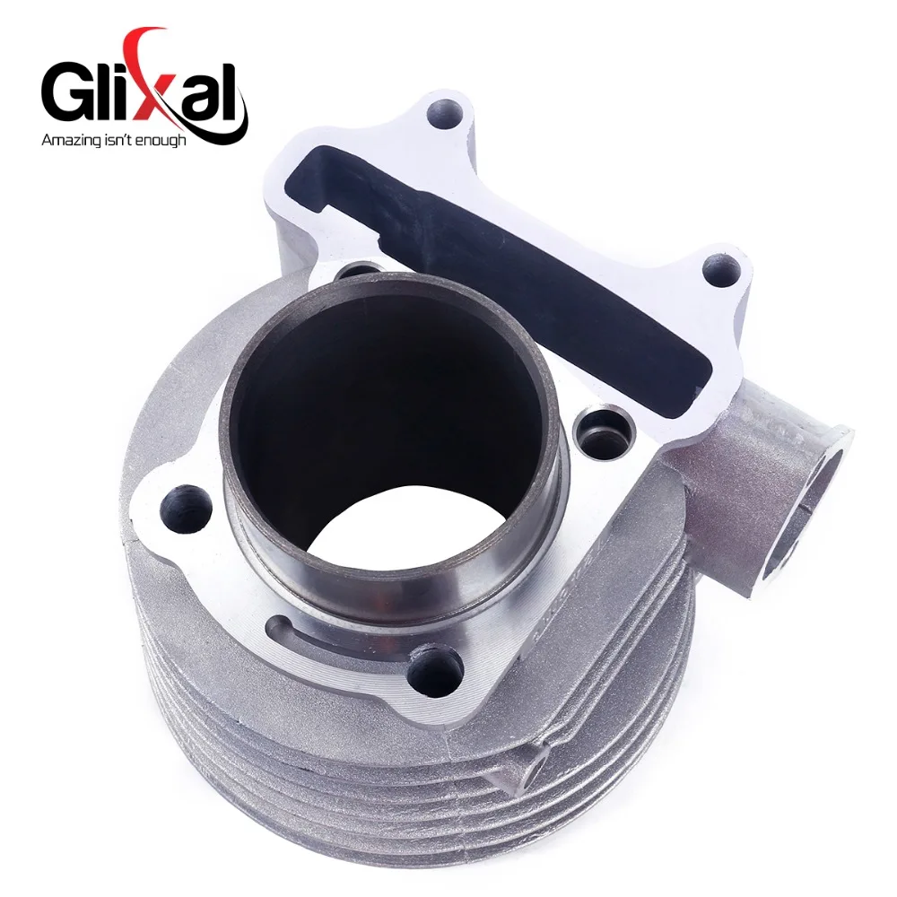 Glixal GY6 125cc 152QMI 4-stroke Chinese Scooter 52.4mm Cylinder Block for JONWAY,BASHAN,ZNEN,ROKETA,TANK,BMS Moped ATV Go-Kart