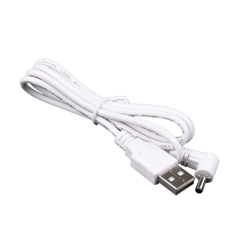 Kolanko przewód zasilający kabel USB do DC 5V 1m gniazdo łokcia DC 3.5x1.35mm na złącze USB Adapter konwersji kabla