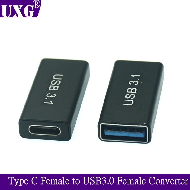 1pcs Type C Adapter Female to USB3.0 Female Converter Portable USB-C Charge Adapter Type-C Extension Cable for Phone Tablet