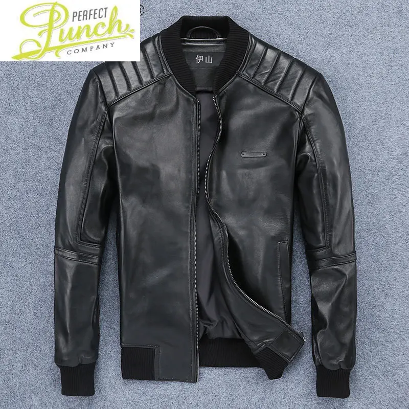 

Clothing Men's Motorcycle Men Jacket Real Sheepskin Leather Jackets Short Mens Clothes Spring Coat Male Ropa LXR392