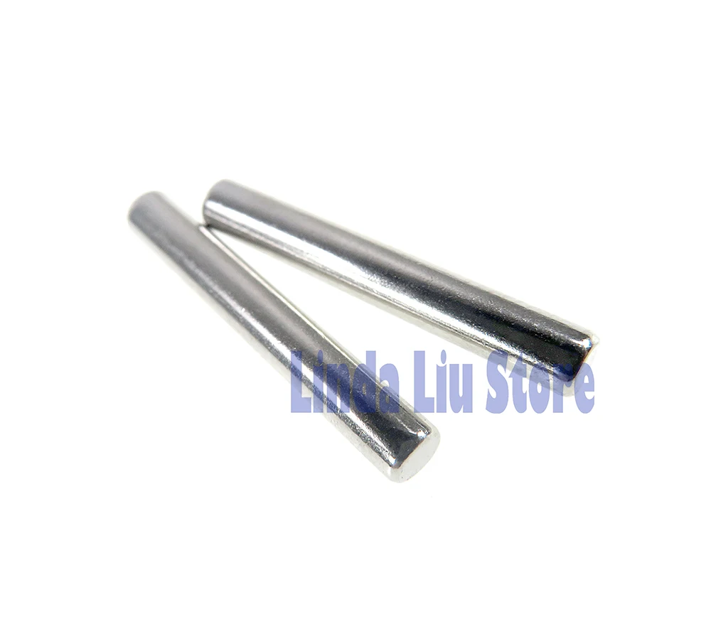 200 Buah Poros Putar Pengganti untuk Suku Cadang Perbaikan Pengontrol PS5 Pegangan Poros Batang Baja Tahan Karat Sumbu Batang Linier Silinder