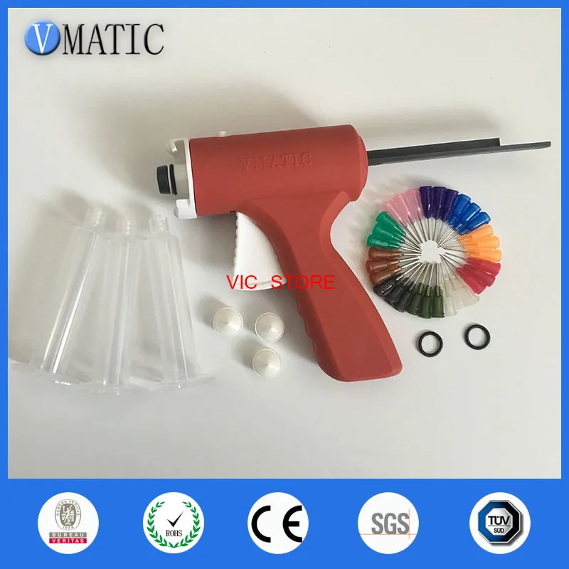 

Free Shipping 10ml/Cc Manual Dispenser Dispensing Single Liquid Epoxy Resin Glue Caulking Gun With Syringe & Needles