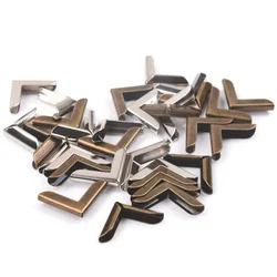 Metal Corners For Books Scrapbooking Photo Albums Menus Corner Protectors Metal Crafts DIY Ornament 15x15x2mm 40pcs