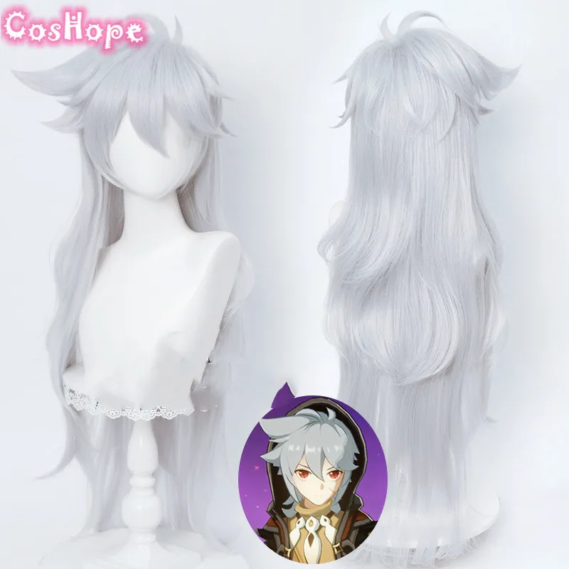 Razor Cosplay Wig 100cm Spiky Curly Hair Silver Gray Wig Cosplay Anime Cosplay Wigs Heat Resistant Synthetic Wig