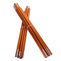 (2 unids/par) Xbees Camping poste de tienda de campaña de aleación de aluminio 3,6 m 4m accesorios esenciales para tienda de campaña al aire libre