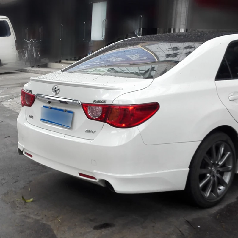 for toyota reiz mark x spoiler 2010-2017 reiz/mark x lip spoiler light High Quality ABS Material Car Rear Wing Primer Color