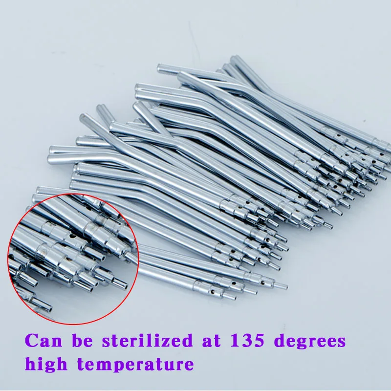 10pcs dental 3 Way Syringe tips Air Water Spray Triple Syringe For  3 Way Tube Stainless Steel Syringe Spray Nozzles Tips