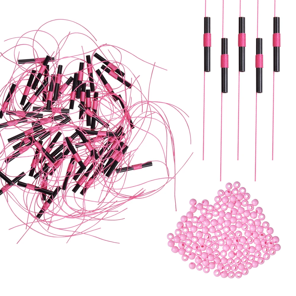 100PCS-Black Pink