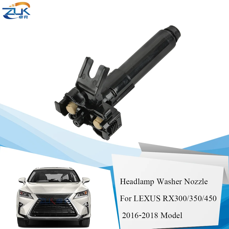 

ZUK Head Light Head Lamp Washer Nozzle Headlight Headlamp Water Spray Jet Actuator For Lexus RX300 RX350 RX450 2016-2018