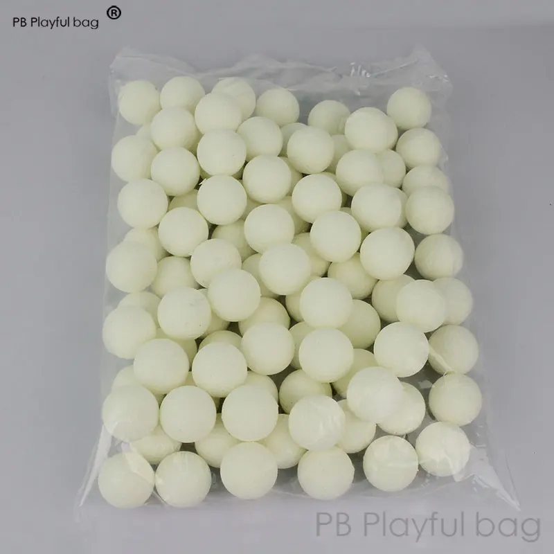 Playful bag 200pcs Luminous Balls for Rival Soft ball launcher CS game Soft bullet blaster accessories DIY toy equipment AQB45