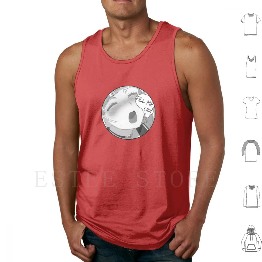 Fill Me Up! Tank Tops Vest Sleeveless Fill Up Me In Anime Funny Hentai