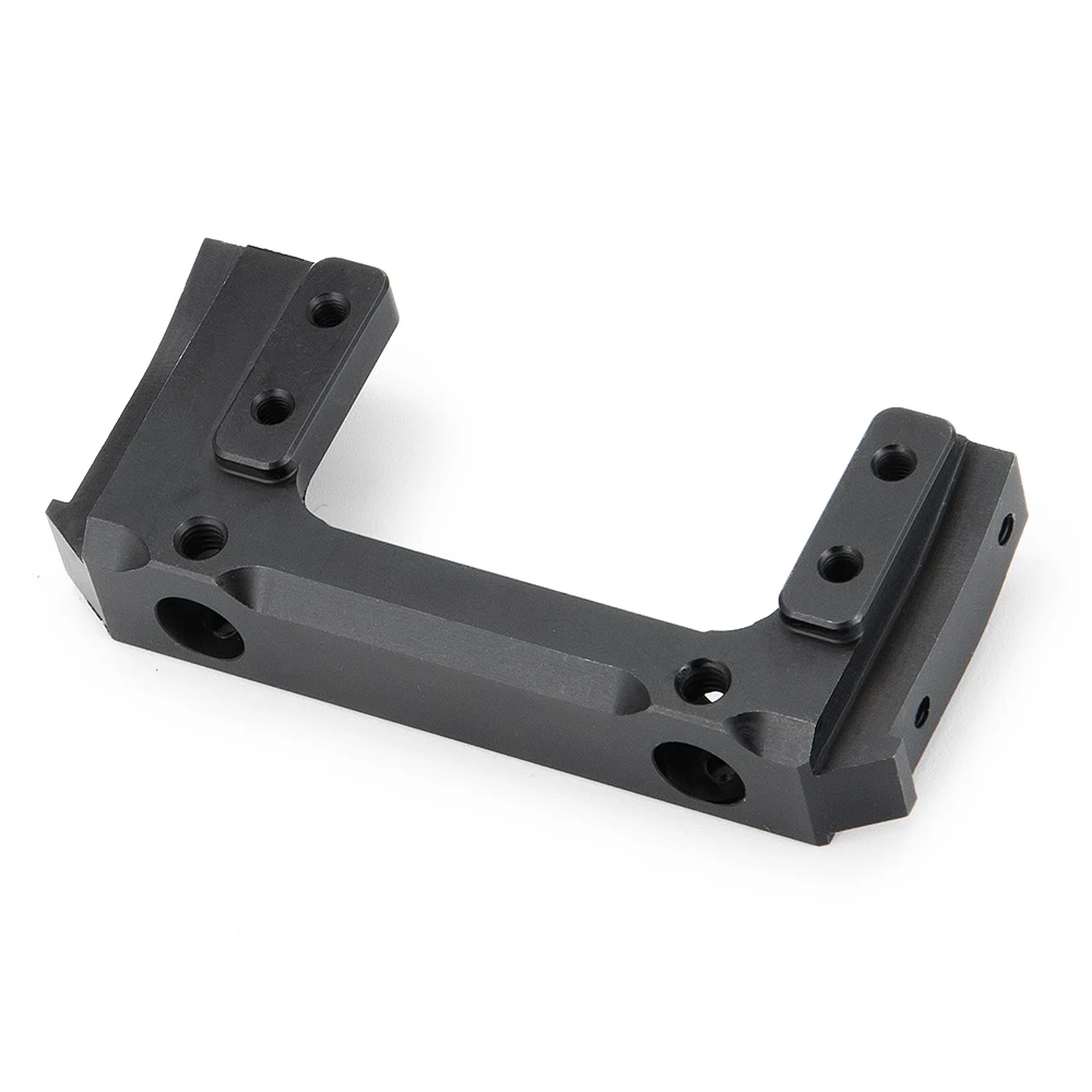 AXSPEED Aluminum Alloy Front Bumper Mount Servo Stand for Axial SCX10 II 90046 90047 Jeep Wrangler 1/10 RC Crawler Car Parts