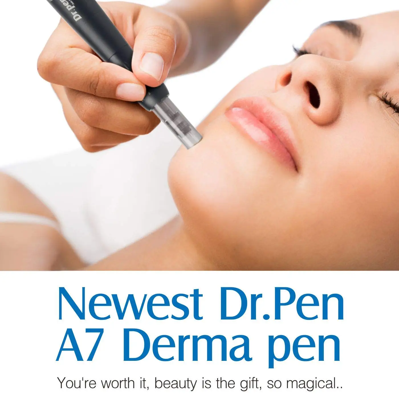 Derma Pen – stylo de Microneedling Ultima A7, stylo électrique pour le visage et le corps, outil de soins de la peau, 0.25mm, réglable