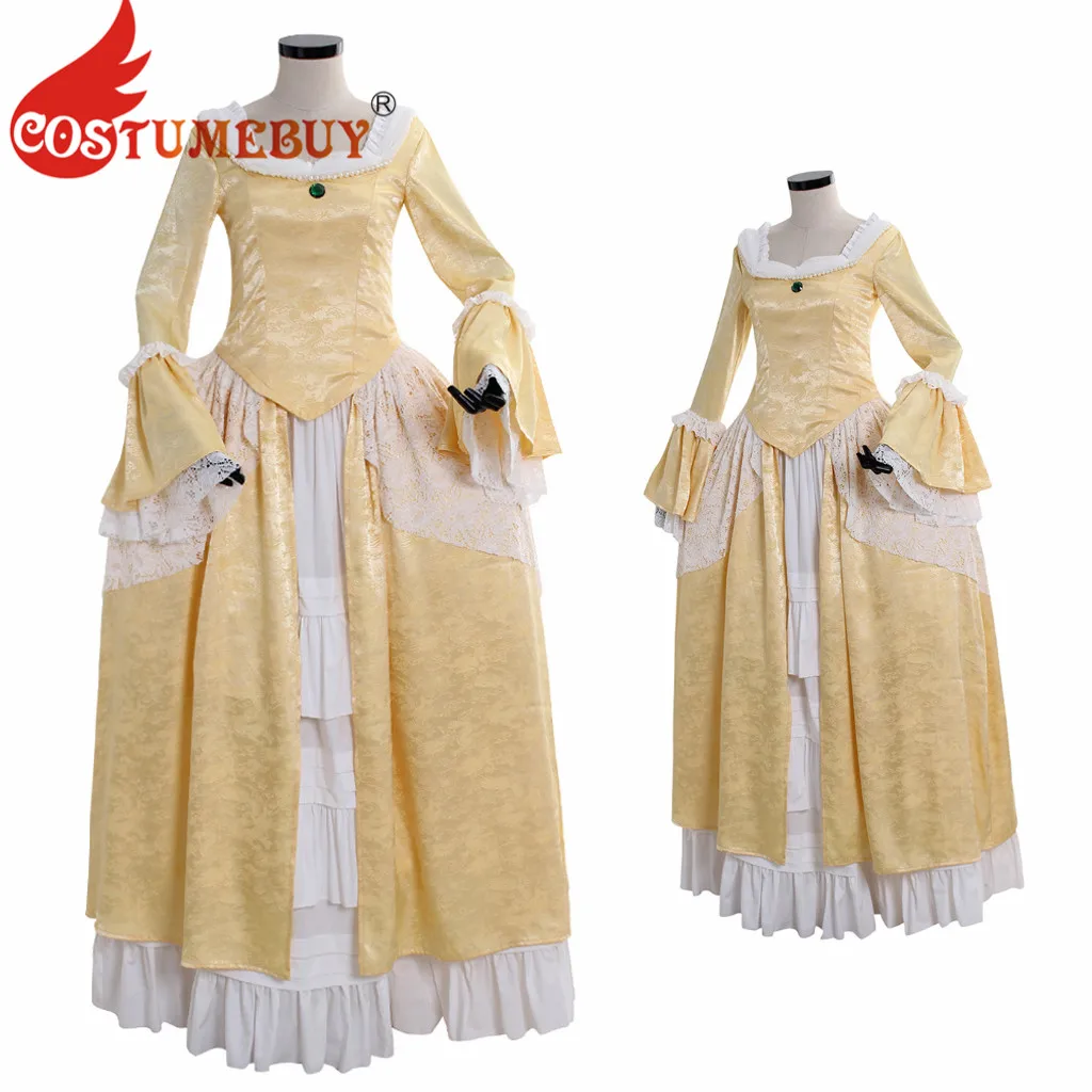 

CostumeBuy Victorian Gothic Aristocrat Women Dress Adult Belle Ball Gown Dress L320