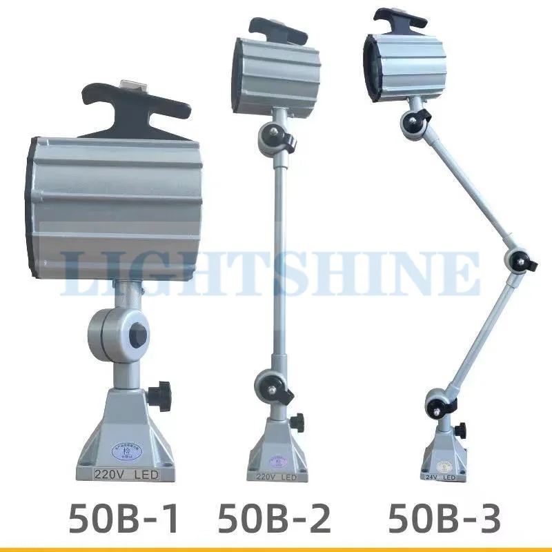 50B 50F Seria 3W5W6W7W9W12W LED Oświetlenie tokarki CNC Długie ramię Krótkie ramię Lampa LED do obrabiarek