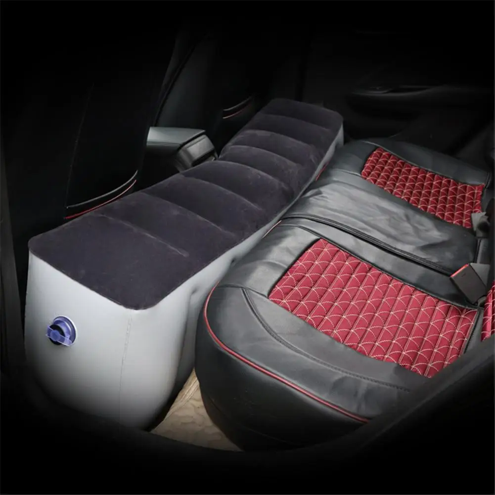 Car Inflatable Mattress Universal Rear Seat Kids Foot Gap Cushion Inflatable Bed Car Air Cushion Mat Travel Camping Accessoies