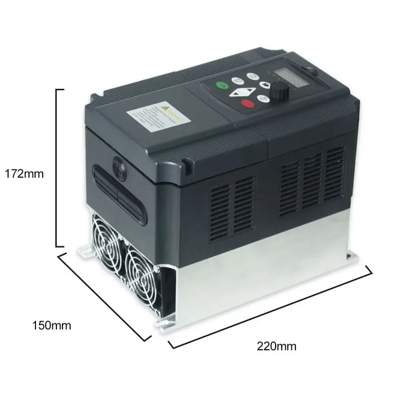 Imagem -03 - Vector Freqüência Controle do Conversor 440v Três-fase de Inversor de Freqüência Variável para o Motor 7.5kw 11kw Inversor de Freqüência ac Unidade Wk600