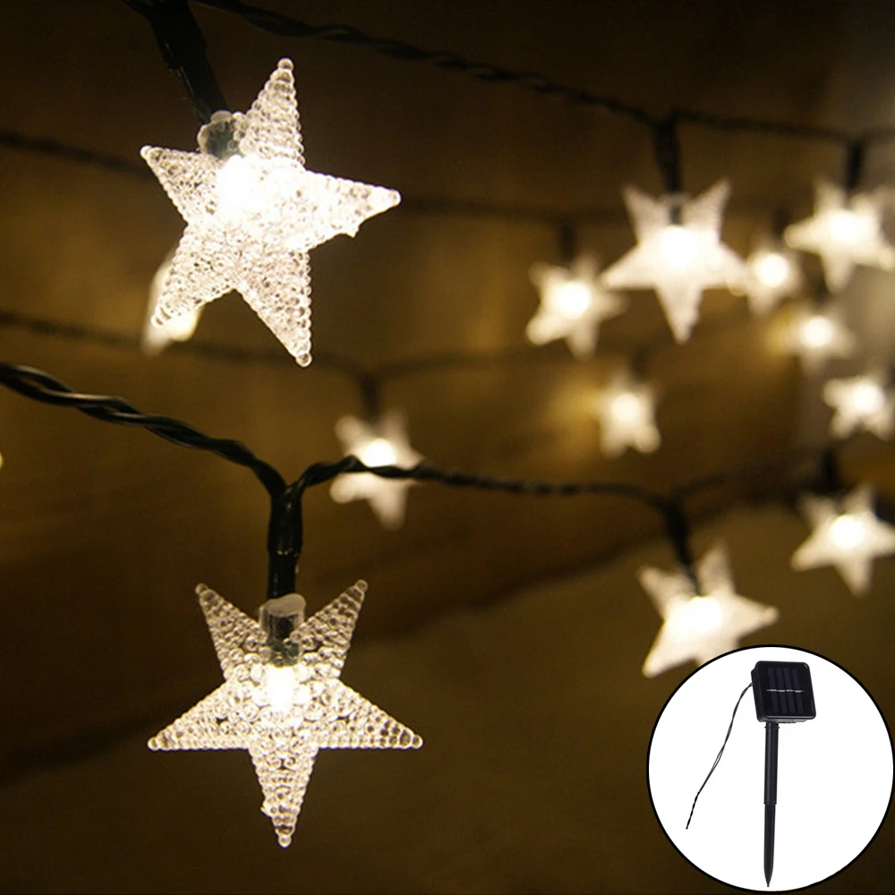 

Solar Star LED String Light Fairy Lights 5m 50LED 12m 100LED 2/8 Modes Solar Garlands Garden Wedding Party Christmas Decoration