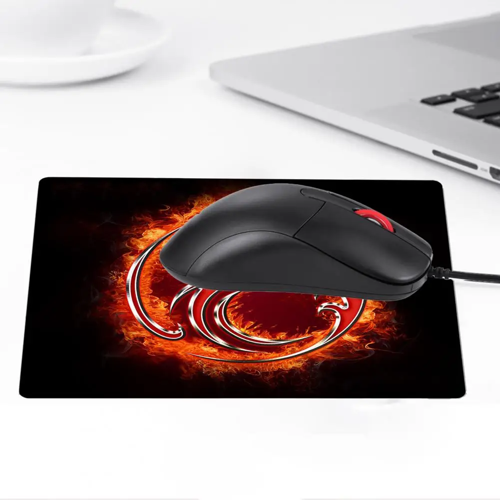 IMICE Cool Game Mouse Pad Dragon Design Stitched Edge Rubber 30x25cm Non-Slip Wrist Guard Mouse Mat for Game New Arrival Big Pad