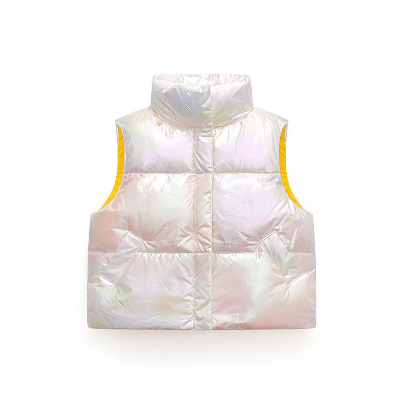 Fashion Vest for Girl Winter Thick Down Children\'s Clothing Sleeveless Jacket Children Snow Vest for Boy 2020 Kids Waistcoat