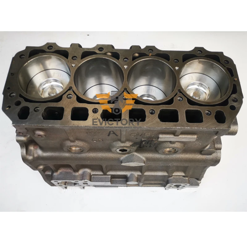 For Yanmar S4D98 S4D98E 4TNV98 cylinder block complete with crankshaft con rod piston