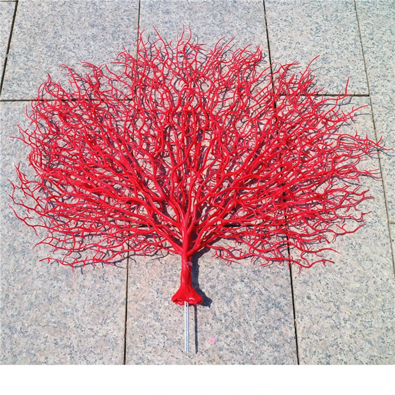 1pc Peacock Coral Branch Artificial Plants for Wedding Party Supplies Home Decorative Fake Flowers  Garden Decoration