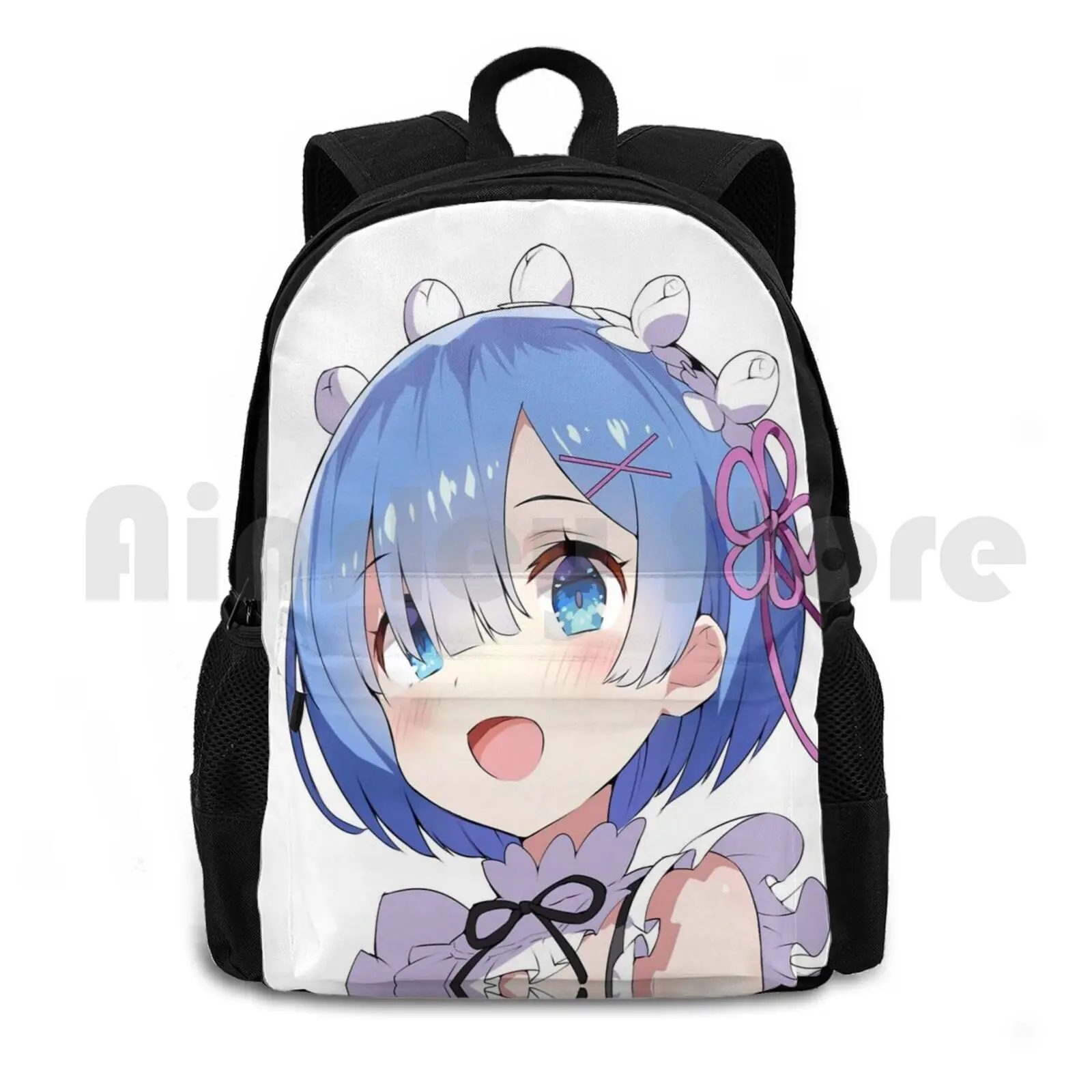 Rem Outdoor Hiking Backpack Waterproof Camping Travel Rem Re Zero Re Zero Starting Life In Another World Re Zero Kara Hajimeru