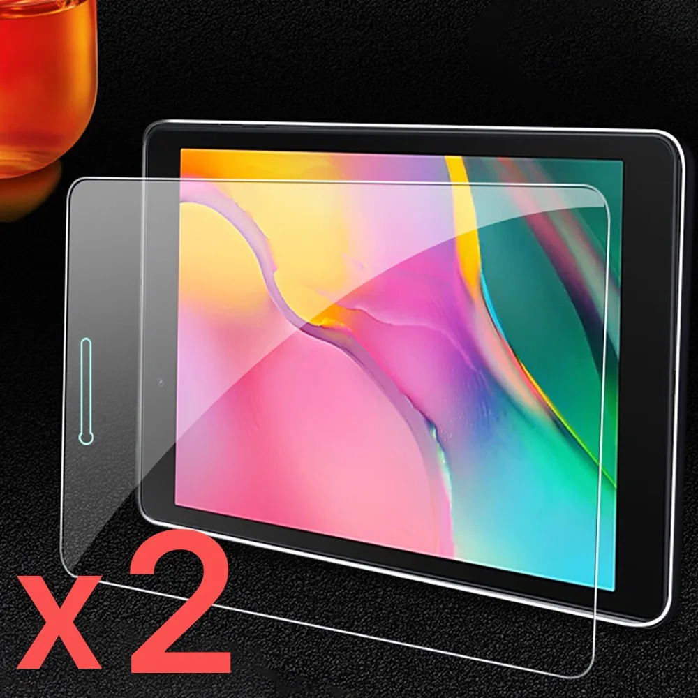 2Pcs Tablet Tempered Glass Screen Protector Cover for Samsung Galaxy Tab A 8.0 Inch 2019 T295/T290 Full Coverage Protective Film