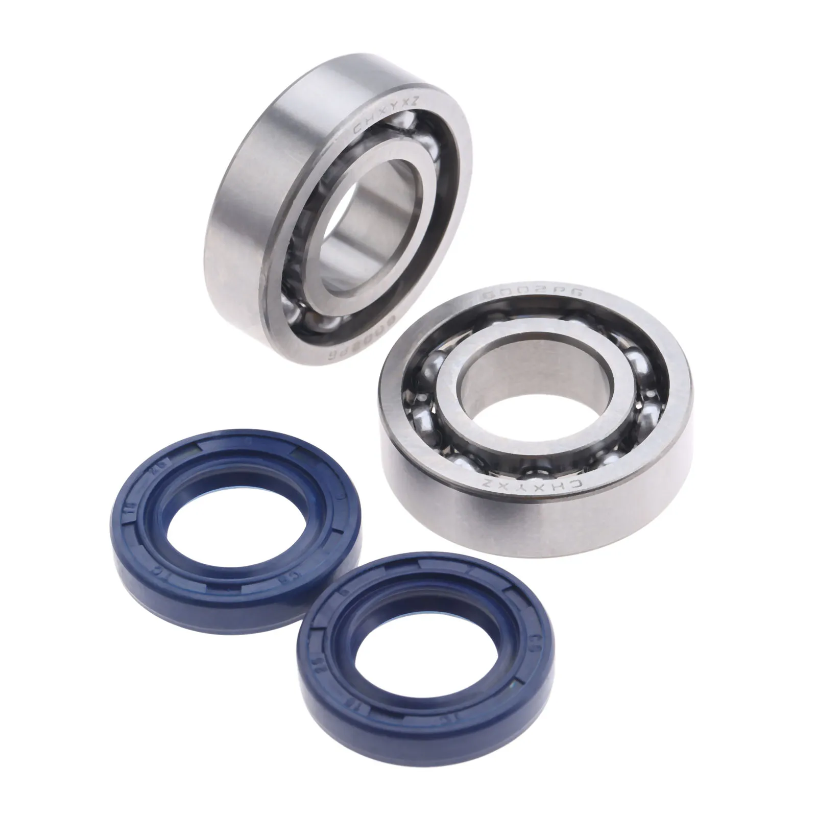 2 Pairs Crankshaft Bearing And Oil Seal Fits for STIHL 018 017 MS170 MS180 Chainsaw Garden Tool Parts