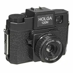 Brand New Holga 120N Retro Point And Shoot Film Camera Lomo Manual Prime Film Camera Lomography Lomo Kodak Fujifilm black