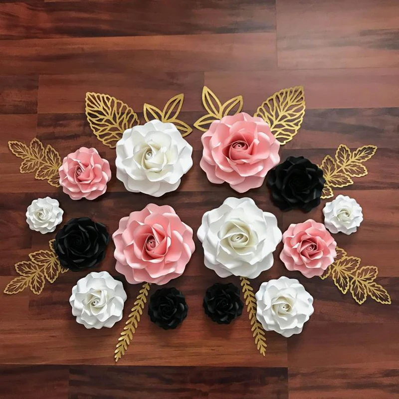 Cutting Dies cut dieNew Design Craft 6pcs flower rose decoration Scrapbooking Album Paper Card Craft Embossing Die Cuts