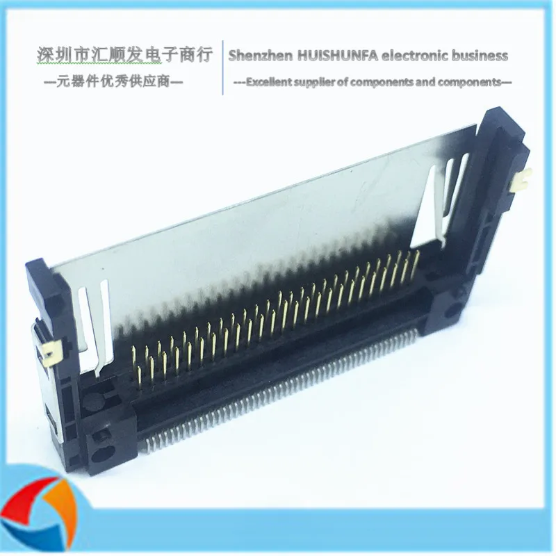 CF Card Socket, Card Slot 50p socket, connector, arm length 26 mm low board