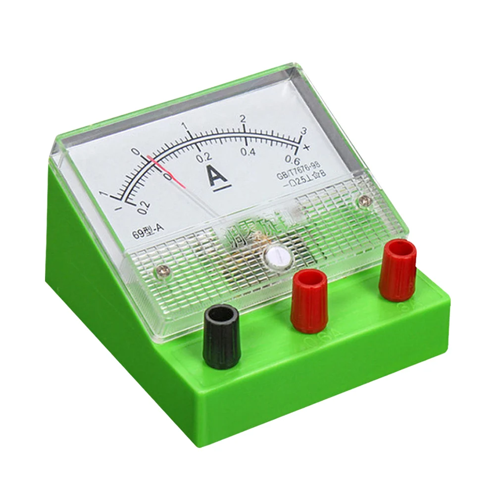 Modello 69 Amperometro CC Doppia gamma 0-0.6A/0-3A Grado 2.5 Elettricità fisica Attrezzatura sperimentale Dimostrazione didattica