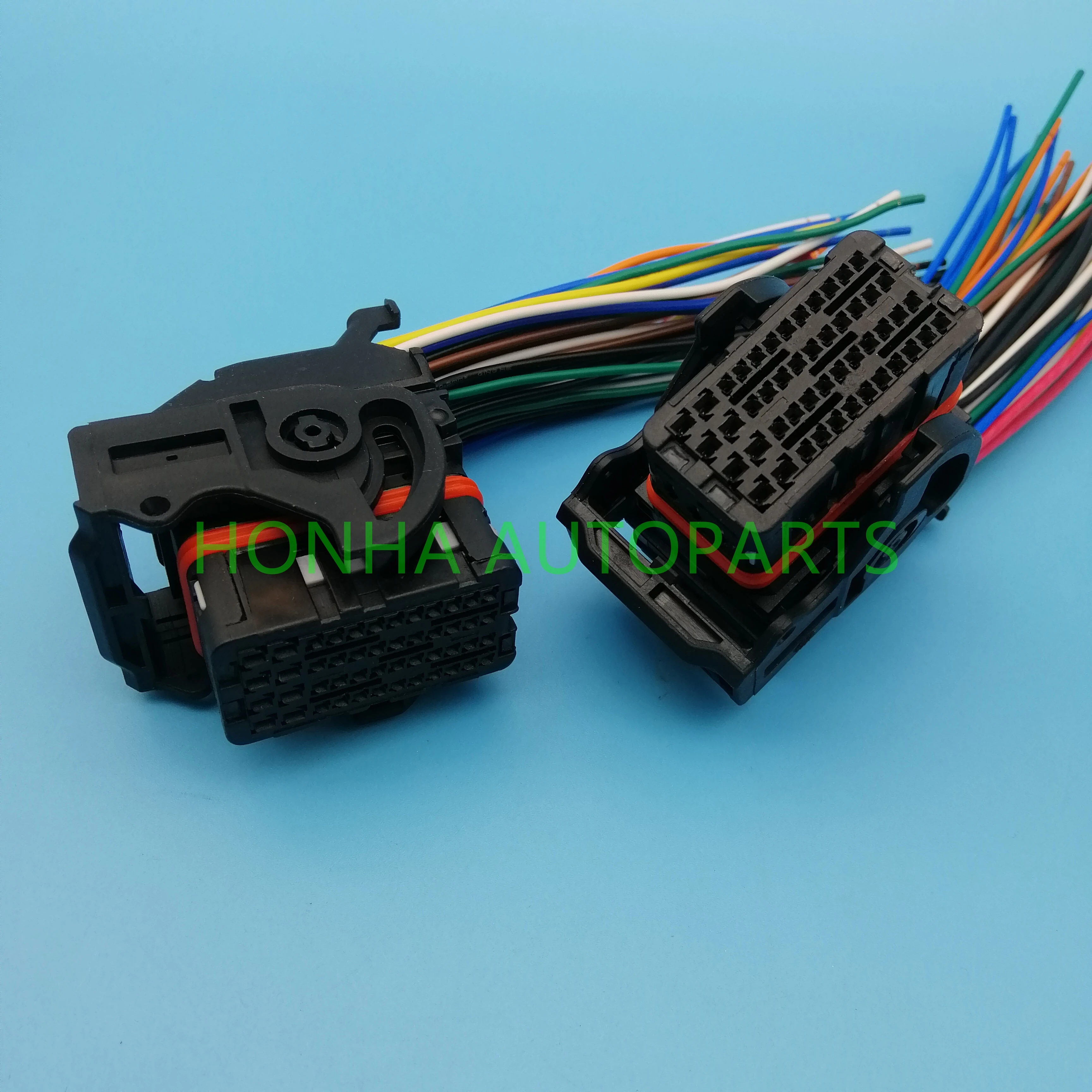 ECU female 48 pin for5007620481automotive central contral system wire harness Connectors sets kits 643201311 with crimp terminal