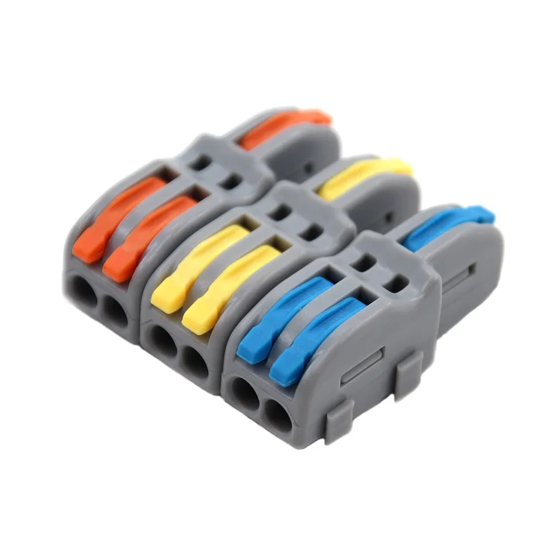 Wire Connector 1 Input Multiple Output Electrical Splitter Push-in Terminal Block Butt Home LED Light Quick Wiring Connectors