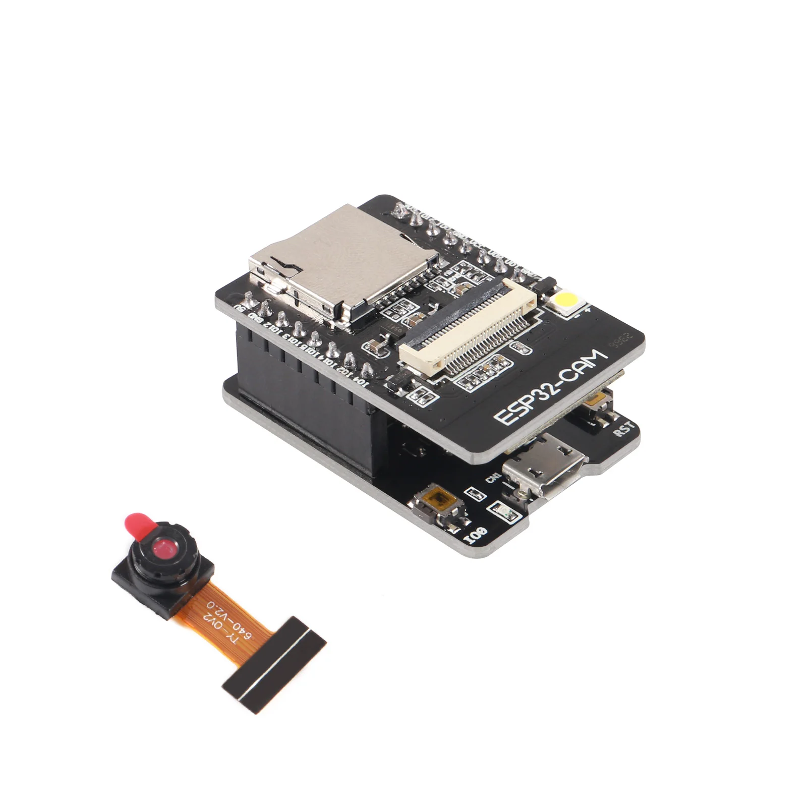 New OV2640 Camera+ESP32-CAM-MB WIFI ESP32 CAM 5V Bluetooth Development Board MICRO USB to Serial Port CH340G Nodemcu for Arduino