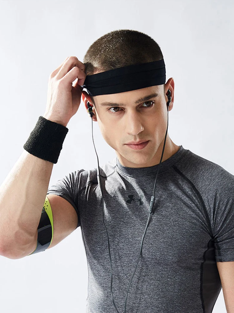 Sports Polyester Stretch Headband Sweat-Absorbent Belt Women And Men Basketball Sports Gym Volleyball Sneakers Fitness Equipment