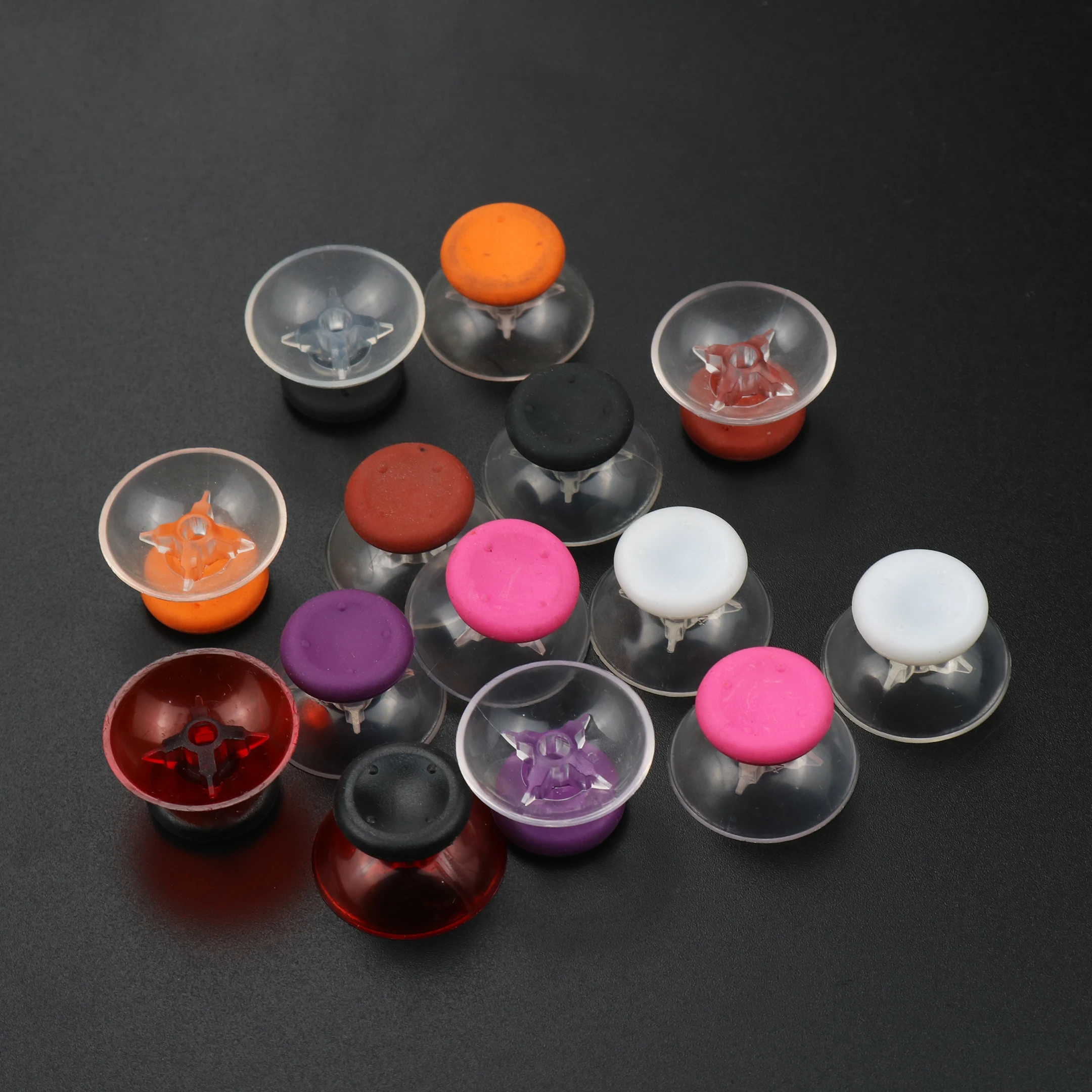 YuXi 1pcs Analog Joystick Thumb Stick Grip Cap for Xbox 360 Controller Thumbsticks Multicolor Mushroom Cap