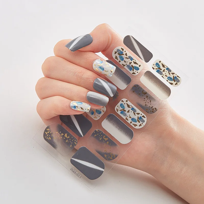 Four Sorts 0f Nail Stickers Creative Nail Adhesive Nail Wraps DIY Nail Stickers Designer Nails Art Decoration Nailart Sticker