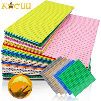4 Size 33 Styles Plastic Assembly Blocks Base Plates Figures City Classic Toys Building Blocks Baseplates Toys For Children Gift 1
