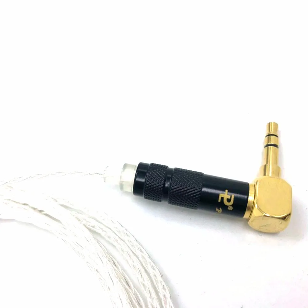 Top-hifi 8 núcleos banhado a prata 3.5mm a 3.5mm cabo de atualização para philips shp9500 fidelio x2 x1 MDR-1A AH-MM400