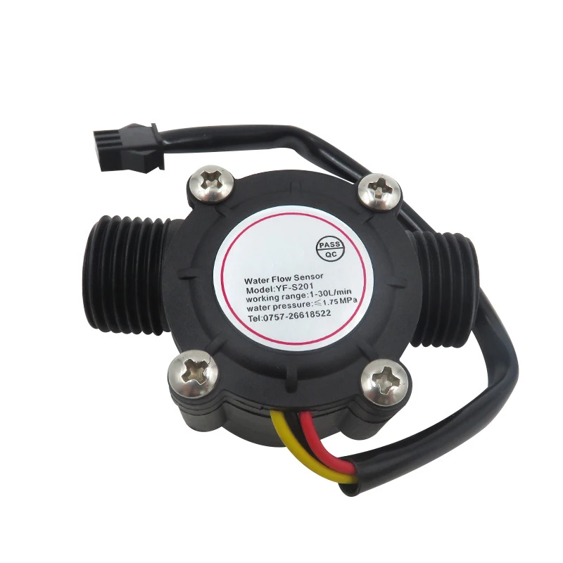 1/2" 3/4" DC 5-18V Water Flow Sensor Flowmeter Hall Flow Sensor Water Control Liquid Sensor Switch