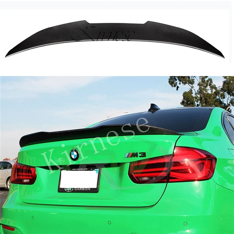 

F80 M3 Carbon Fiber Rear Spoiler PSM Style Boot Lip For BMW F30 3 Series 320i 318d 316d 328i 335i Saloon 2012 +