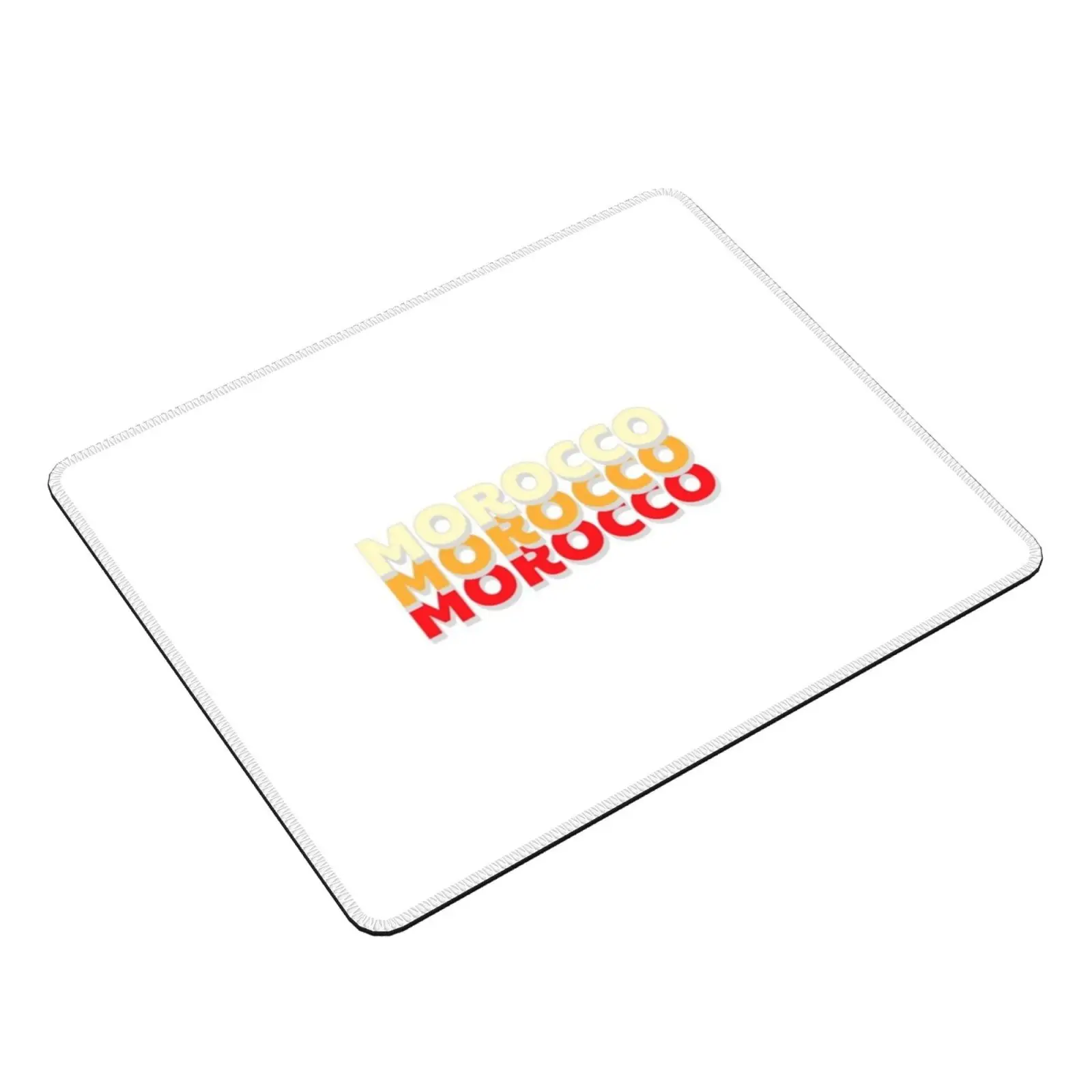 Morocco Name In Three Colors Stylish Design Mouse Pad DIY Print Morocco Morocco Moroccan Love Morocco