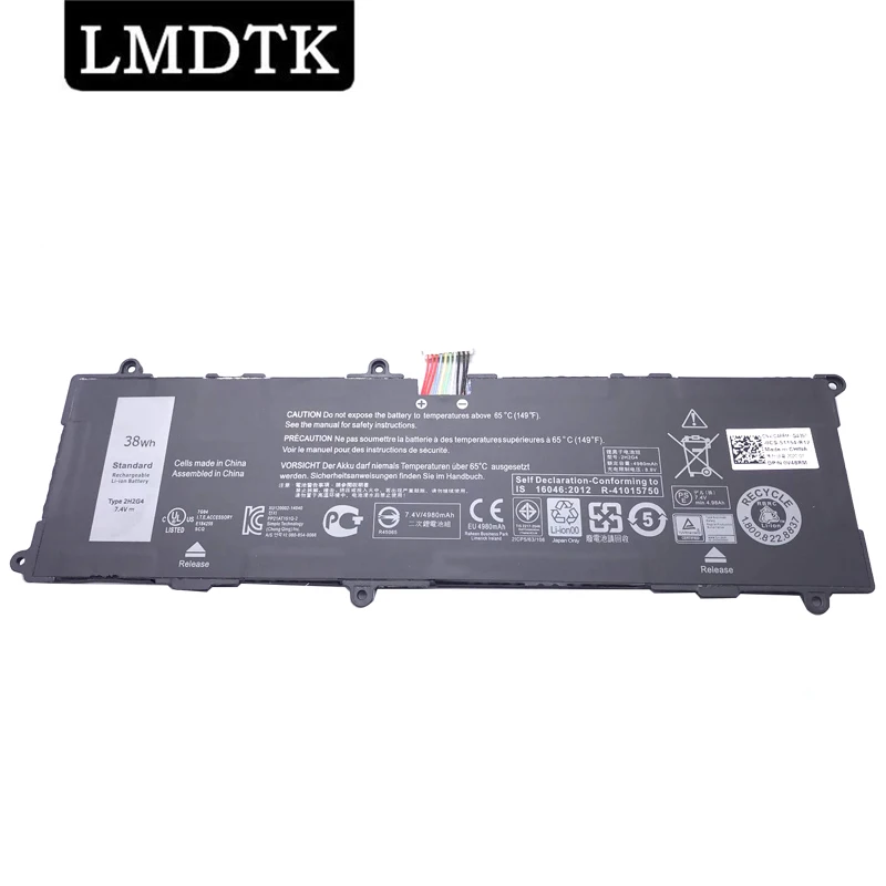 LMDTK New 2H2G4 Laptop Battery For DELL Venue 11 Pro 7140 21CP5/63/105 2217-2548 7.4V 38WH